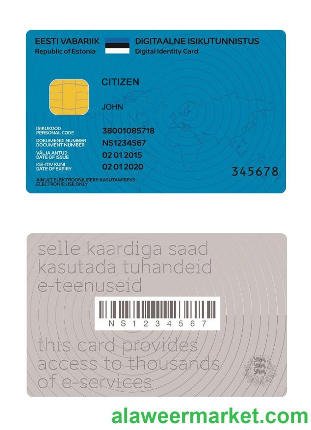 Estonia digital ID card 2018-present